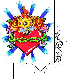 Heart Tattoo for-women-heart-tattoos-lucky-13-sinakhom-lyf-00144