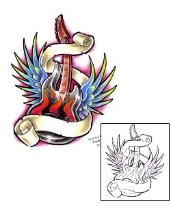 Banner Tattoo Miscellaneous tattoo | LYF-00180