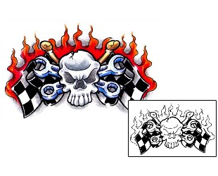 Racing Tattoo Miscellaneous tattoo | LYF-00184