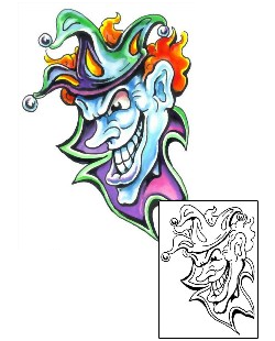 Joker - Jester Tattoo Mythology tattoo | M1F-00018