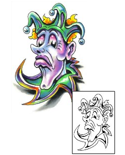 Joker - Jester Tattoo Mythology tattoo | M1F-00022