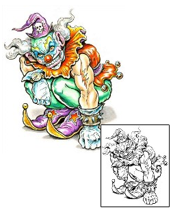Clown Tattoo Mythology tattoo | M1F-00024