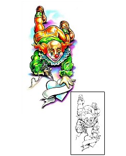Clown Tattoo Miscellaneous tattoo | M1F-00027