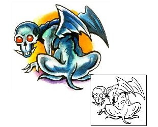 Gargoyle Tattoo Mythology tattoo | M1F-00035