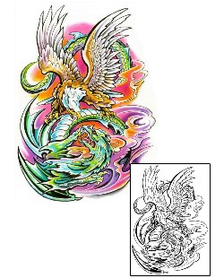 Bird Tattoo Mythology tattoo | M1F-00042