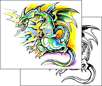 Dragon Tattoo fantasy-tattoos-marty-holcomb-m1f-00045