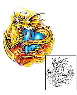 Dragon Tattoo Miscellaneous tattoo | M1F-00047
