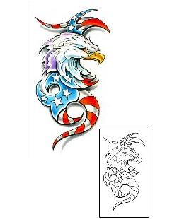 USA Tattoo Animal tattoo | M1F-00054