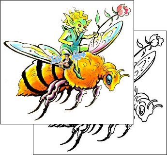 Bee Tattoo insects-bee-tattoos-marty-holcomb-m1f-00061