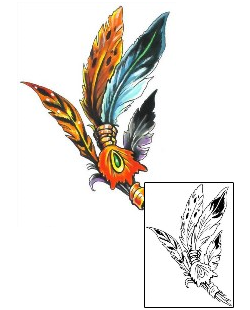 Feather Tattoo Miscellaneous tattoo | M1F-00071