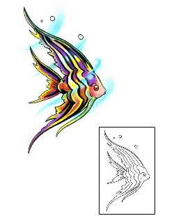 Fish Tattoo Marine Life tattoo | M1F-00078