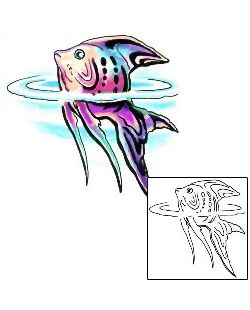 Fish Tattoo Marine Life tattoo | M1F-00079