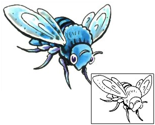 Fly Tattoo Insects tattoo | M1F-00088