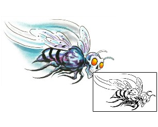 Bee Tattoo Insects tattoo | M1F-00089
