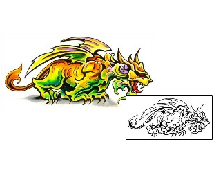 Gargoyle Tattoo Mythology tattoo | M1F-00090