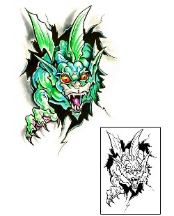 Devil - Demon Tattoo Mythology tattoo | M1F-00094