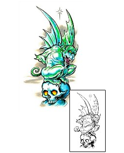 Devil - Demon Tattoo Mythology tattoo | M1F-00095