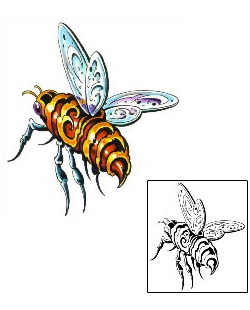 Bee Tattoo Insects tattoo | M1F-00102