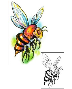 Bee Tattoo Insects tattoo | M1F-00104