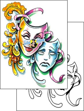 Mask Tattoo comedy-tragedy-mask-tattoos-marty-holcomb-m1f-00116