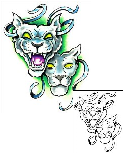 Cat Tattoo Miscellaneous tattoo | M1F-00117