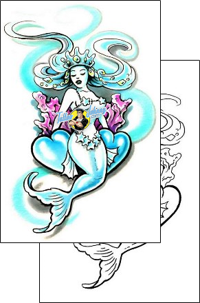 Heart Tattoo fantasy-mermaid-tattoos-marty-holcomb-m1f-00118