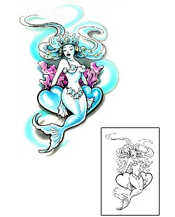 Mermaid Tattoo Mythology tattoo | M1F-00118