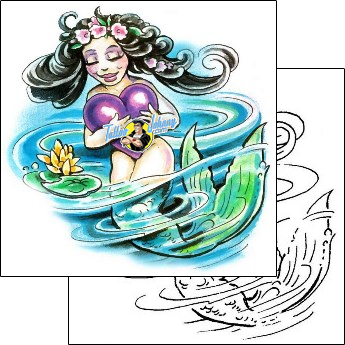 Heart Tattoo fantasy-mermaid-tattoos-marty-holcomb-m1f-00121