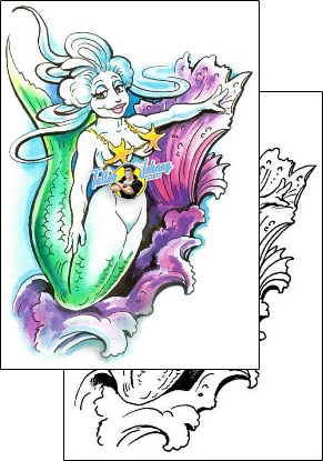 Mermaid Tattoo fantasy-mermaid-tattoos-marty-holcomb-m1f-00123