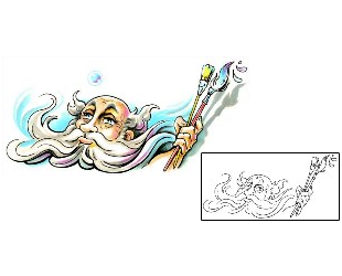 Wizard Tattoo Mythology tattoo | M1F-00124