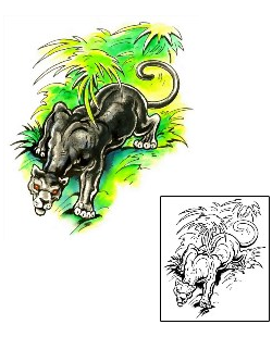 Panther Tattoo Animal tattoo | M1F-00132