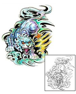 Asian Tattoo Animal tattoo | M1F-00147