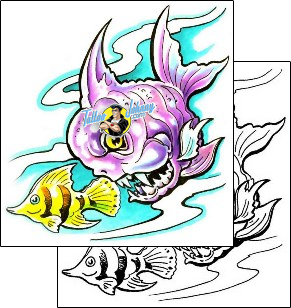 Fish Tattoo marine-life-fish-tattoos-marty-holcomb-m1f-00150