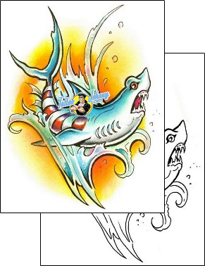 Shark Tattoo shark-tattoos-marty-holcomb-m1f-00162