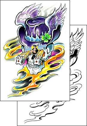 Gambling Tattoo gambling-tattoos-marty-holcomb-m1f-00169