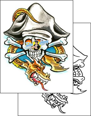 Skull Tattoo horror-skull-tattoos-marty-holcomb-m1f-00170
