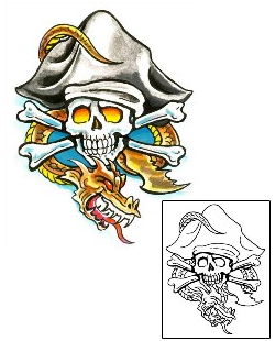 Crossbones Tattoo Miscellaneous tattoo | M1F-00170