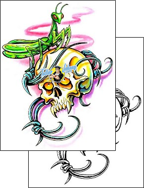 Skull Tattoo horror-skull-tattoos-marty-holcomb-m1f-00176