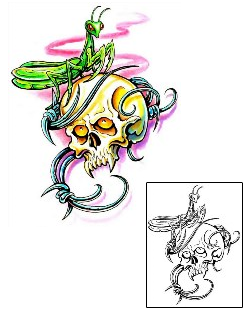 Barbed Wire Tattoo Horror tattoo | M1F-00176