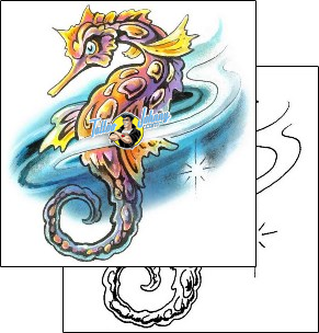 Sea Creature Tattoo m1f-00206