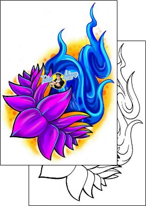 Lotus Tattoo plant-life-lotus-tattoos-mat-lapping-m2f-00016
