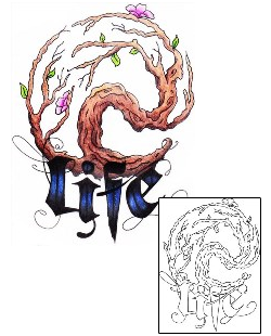 Tree Tattoo Plant Life tattoo | M4F-00038