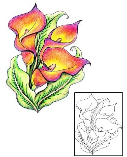 Calla Lily Tattoo Plant Life tattoo | M4F-00041