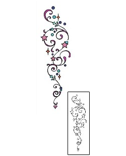 Decorative Tattoo Astronomy tattoo | M5F-00011