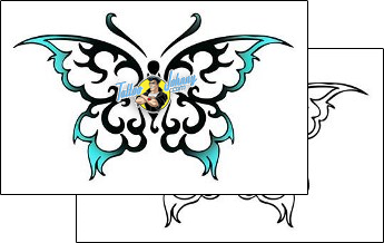 Butterfly Tattoo m5f-00013