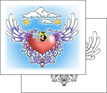 Decorative Tattoo heart-tattoos-miss-megs-m5f-00014