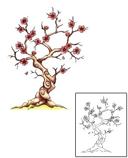 Tree Tattoo Plant Life tattoo | M5F-00015