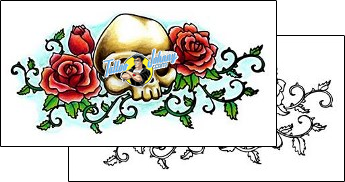 Skull Tattoo m5f-00023