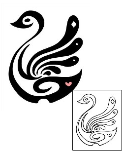 Swan Tattoo Tattoo Styles tattoo | M5F-00046