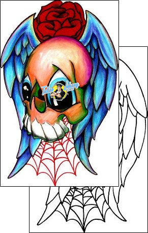 Wings Tattoo skull-tattoo-jeremy-miller-m7f-00024